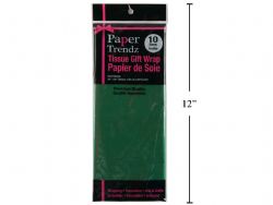 PAPIER DE SOIE VERT FONCÉ